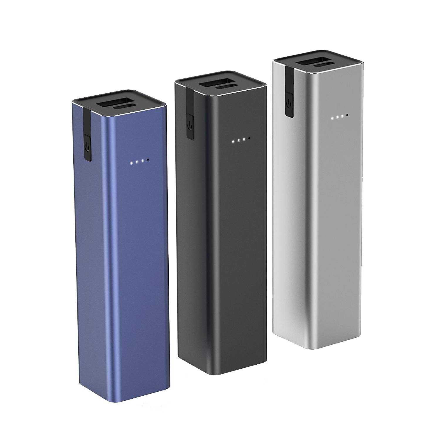 5000mAh Aluminum Alloy Mini Portable Power Bank 5