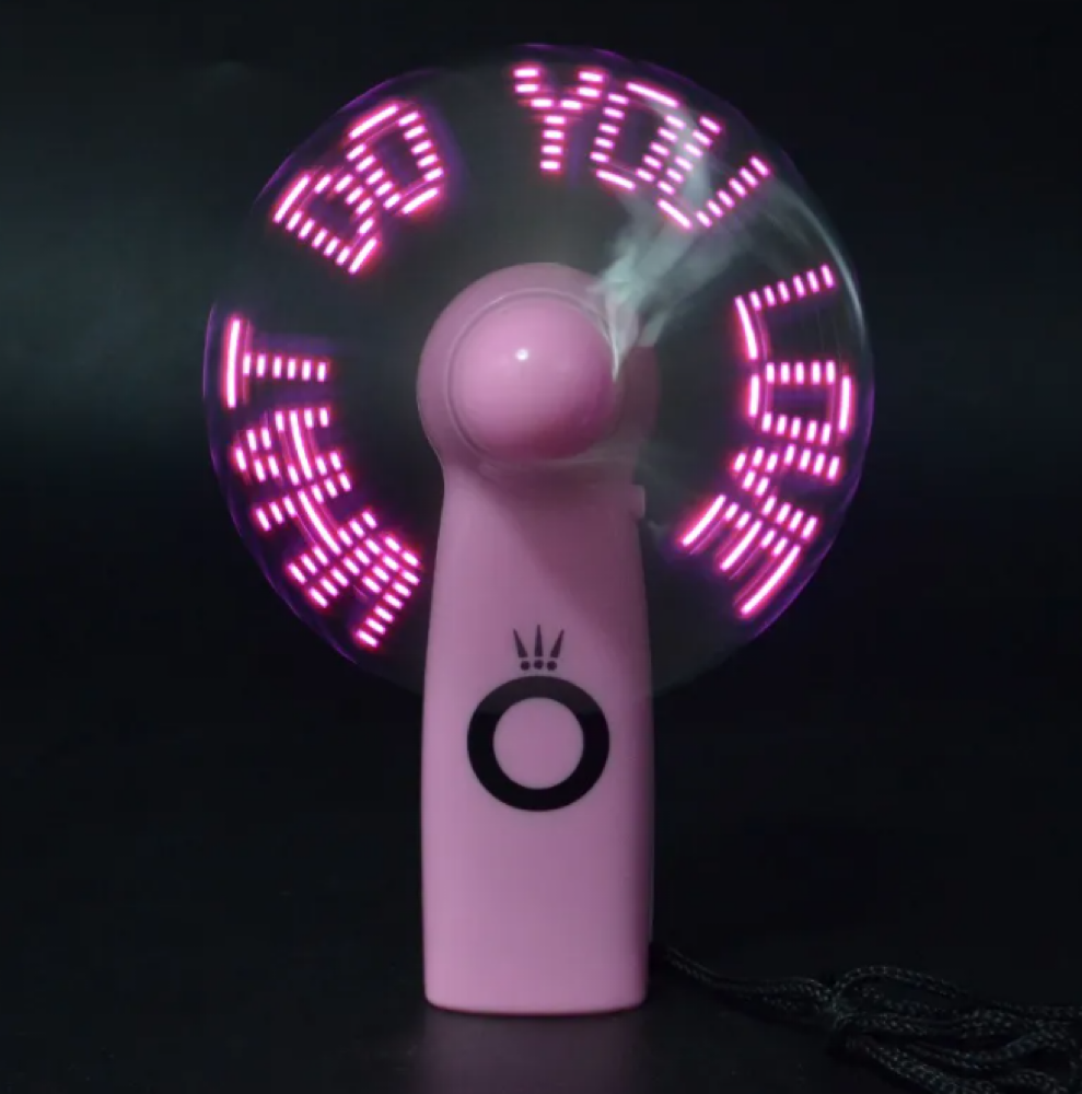 Electric LED Fan - USB Charged 5