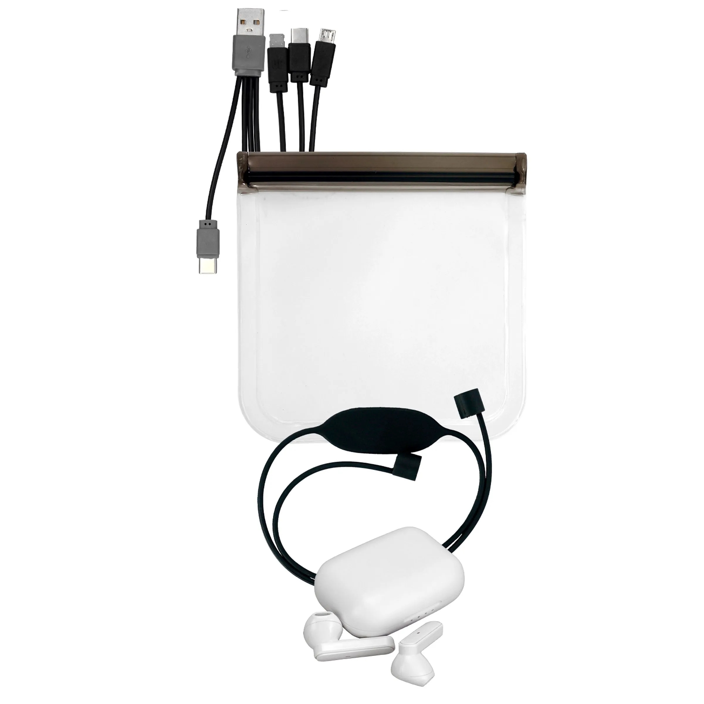 TRUE WIRELESS STRAPPY STORAGE CABLE SET 4