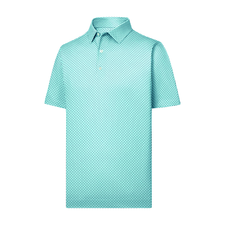 FootJoy Dot Geo Print Lisle Polo 5
