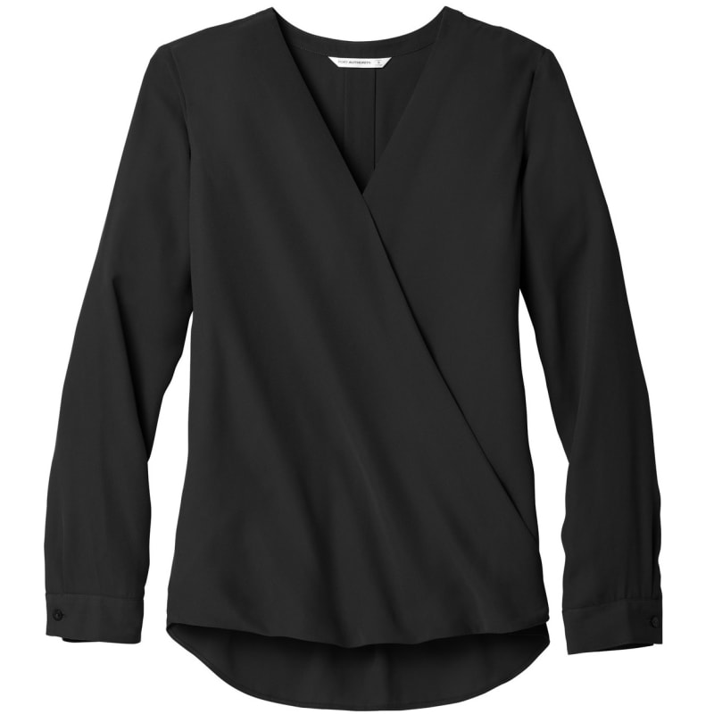 Port Authority Ladies Wrap Blouse. 26