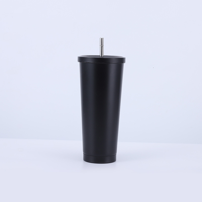 24 oz Stainless Double-wall Tumbler with Straw 6