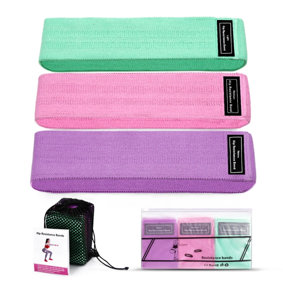 3 Fabric Resistance Bands 1