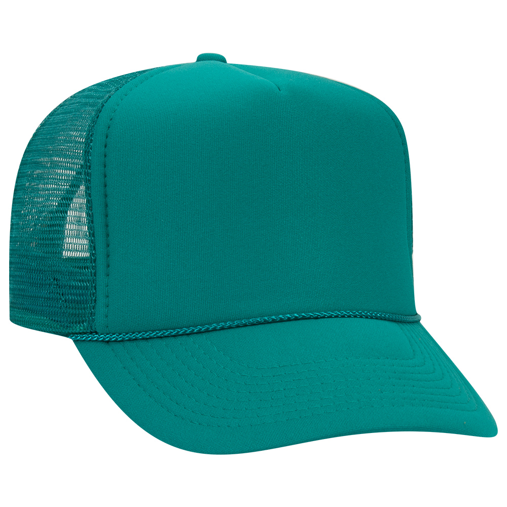 OTTO CAP® 5 Panel High Crown Mesh Back Trucker Hat 92