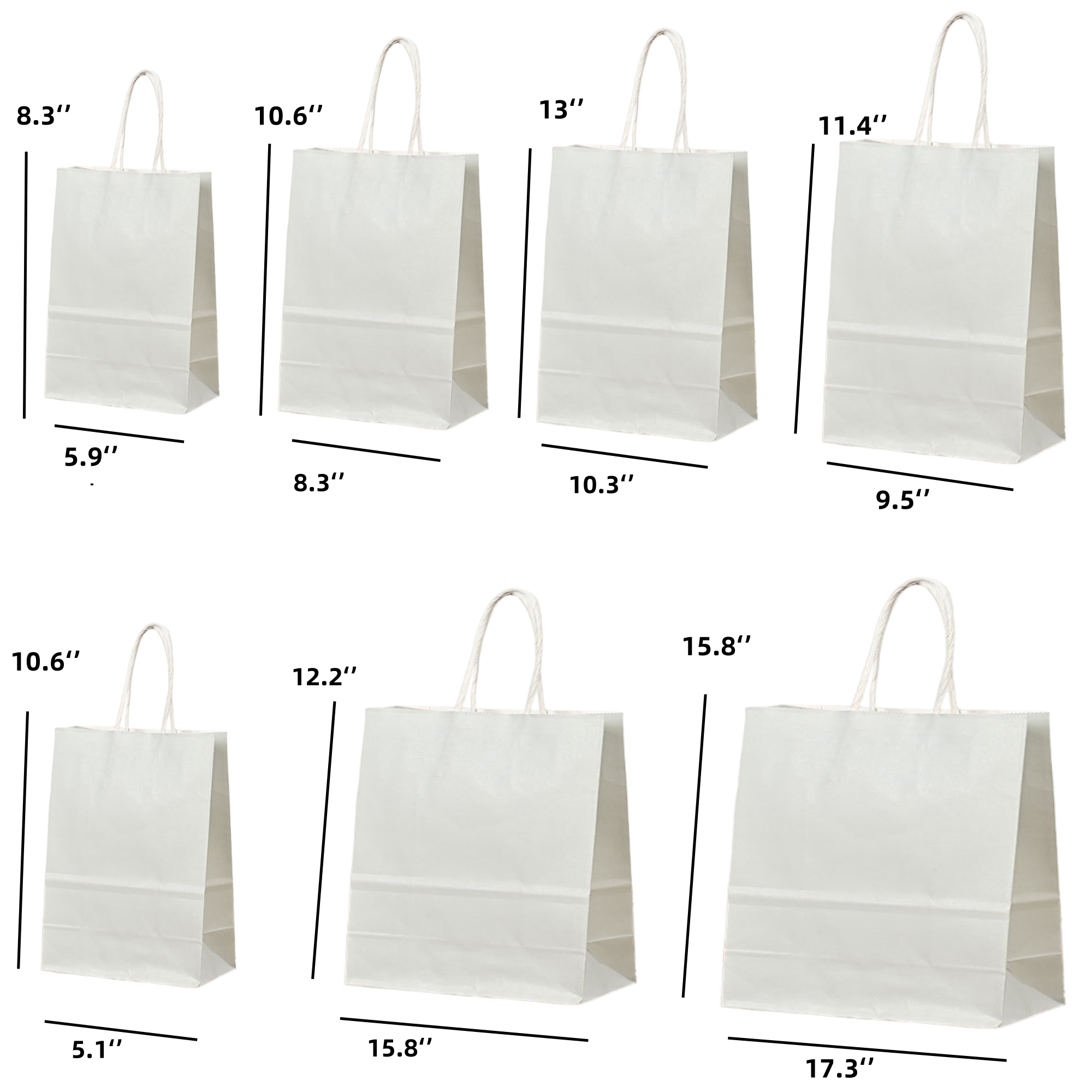 Kraft Shopping Gift Tote Bag 10
