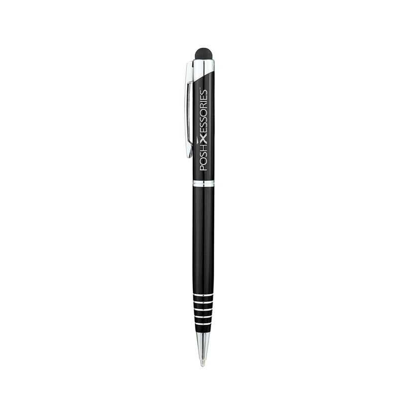 Oceanside Ballpoint Twist Stylus Pen (Black)