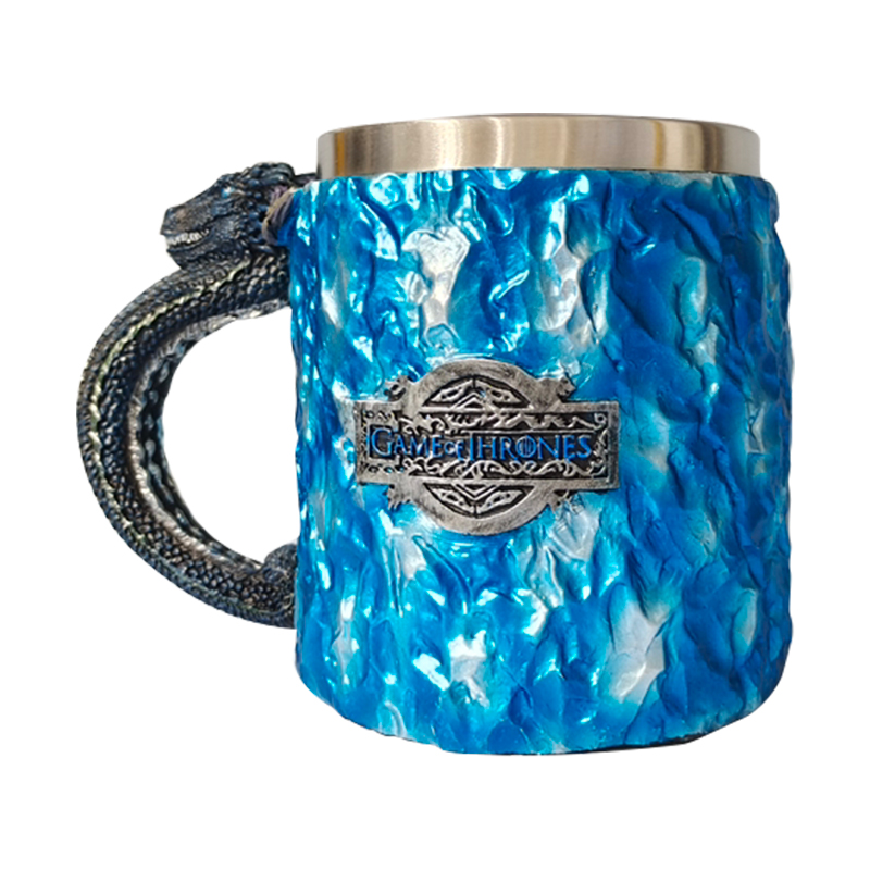 EpicMug Customizable Resin Molded Exterior Mug - Stainless Steel 450ML 14