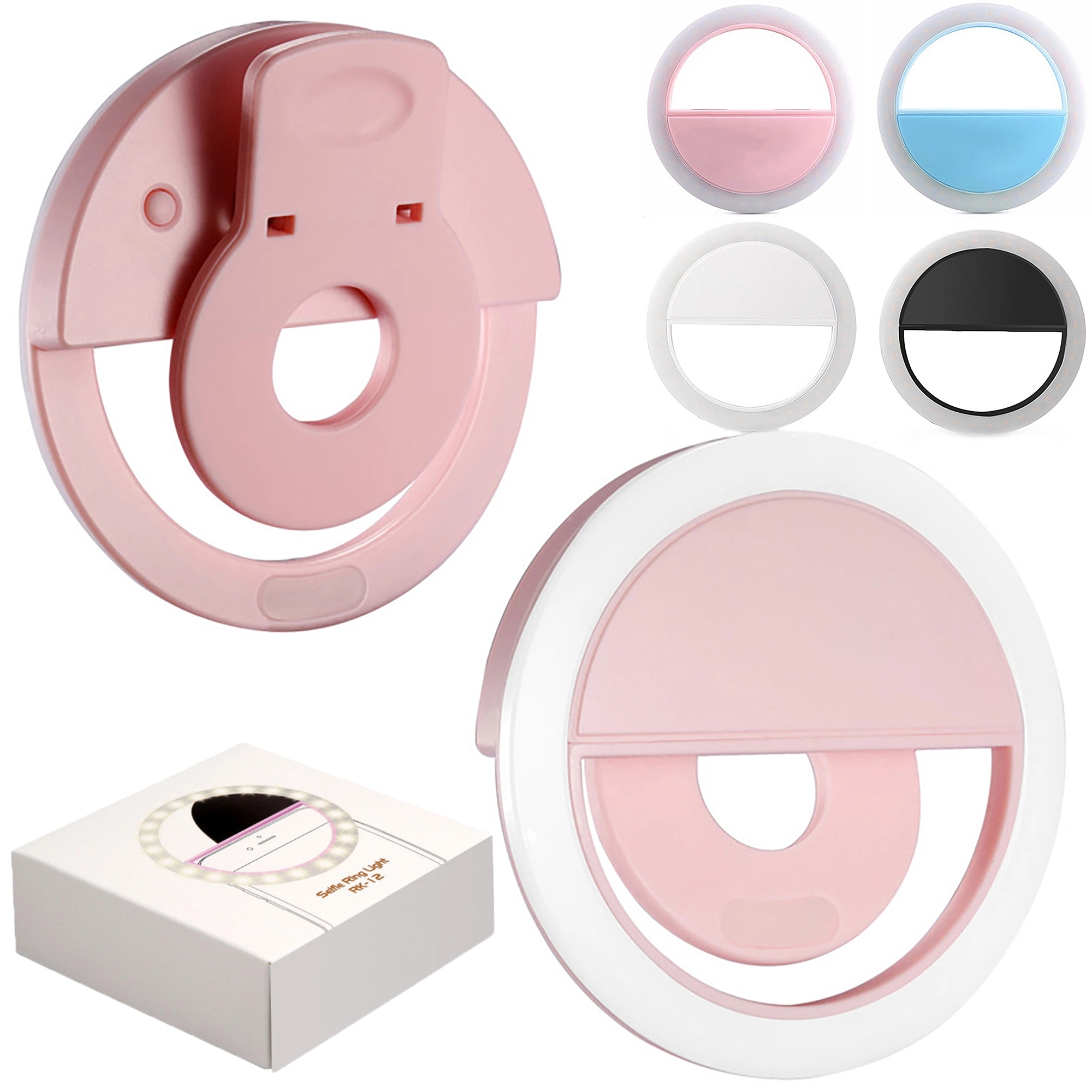 MOQ50pcs Mobile Phone Selfie Ring Light Len Beauty Fill Lamp