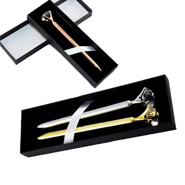 Big Crystal Diamond Metal Ballpoint Pen 9