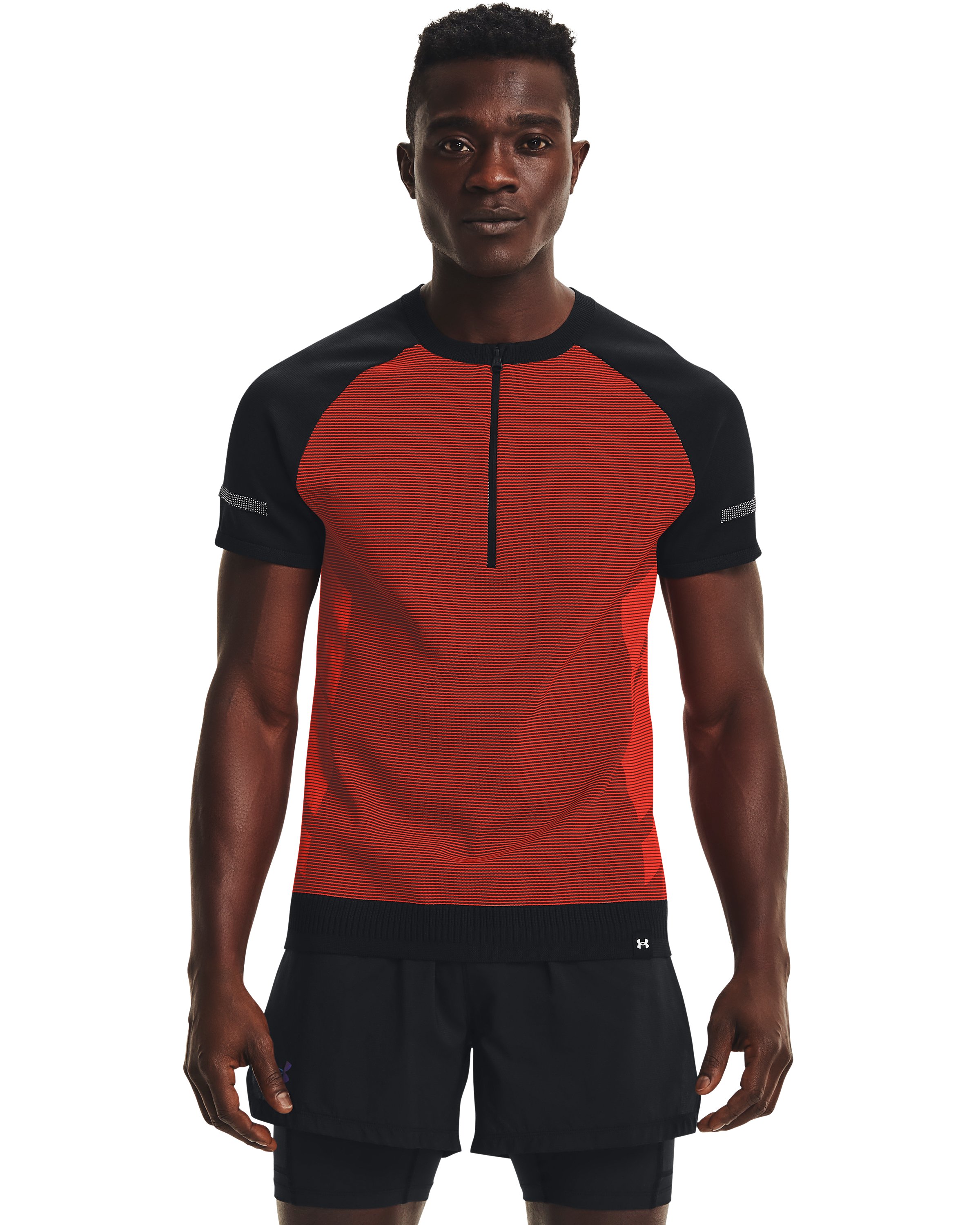 UA IntelliKnit Men's Zip Short Sleeve 3