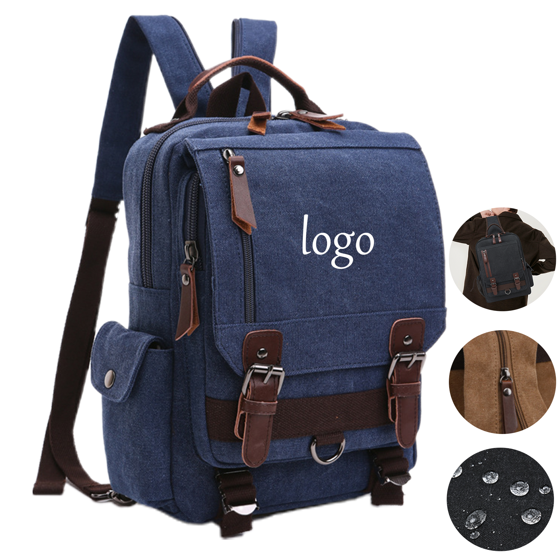 Multifunctional Vintage Backpack 2