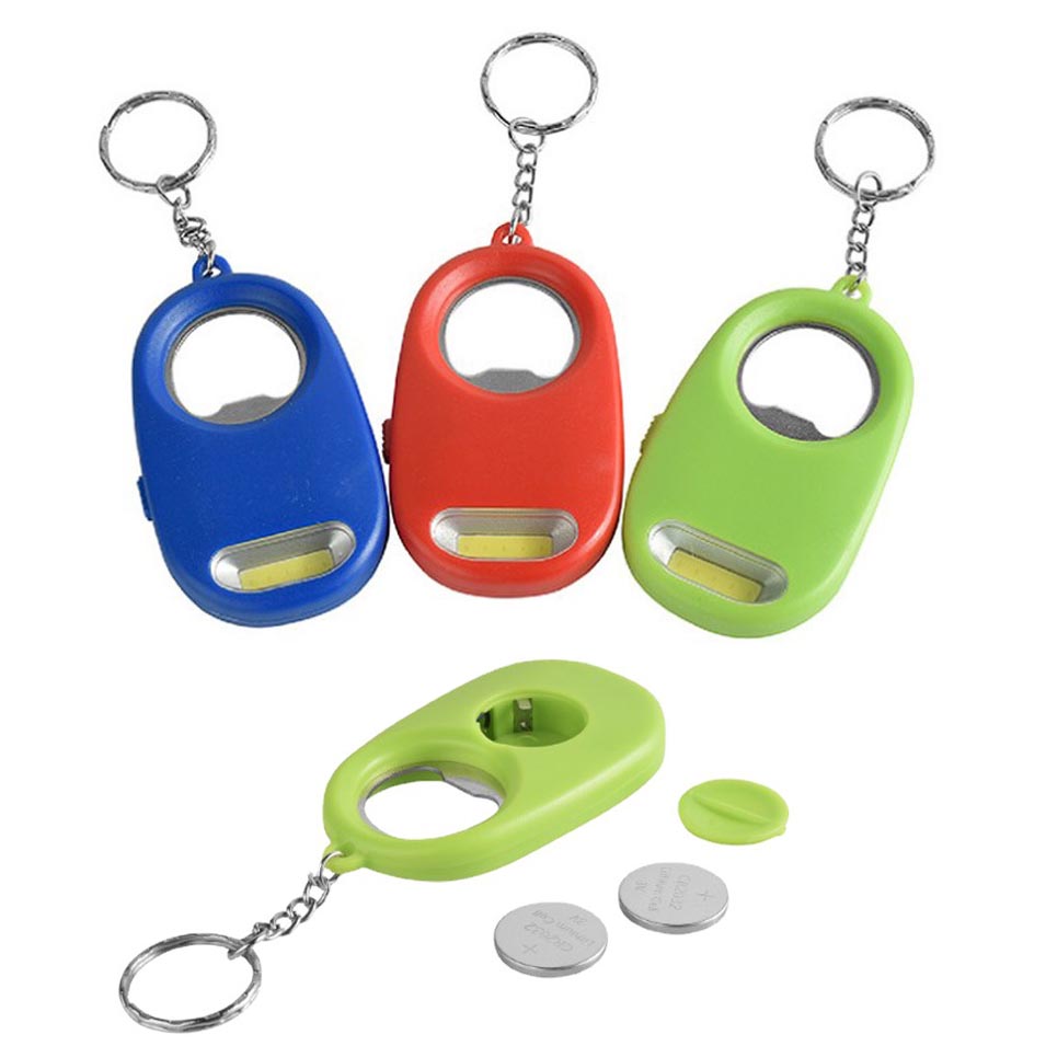 COB Light Keychain with Bottle Opener 2