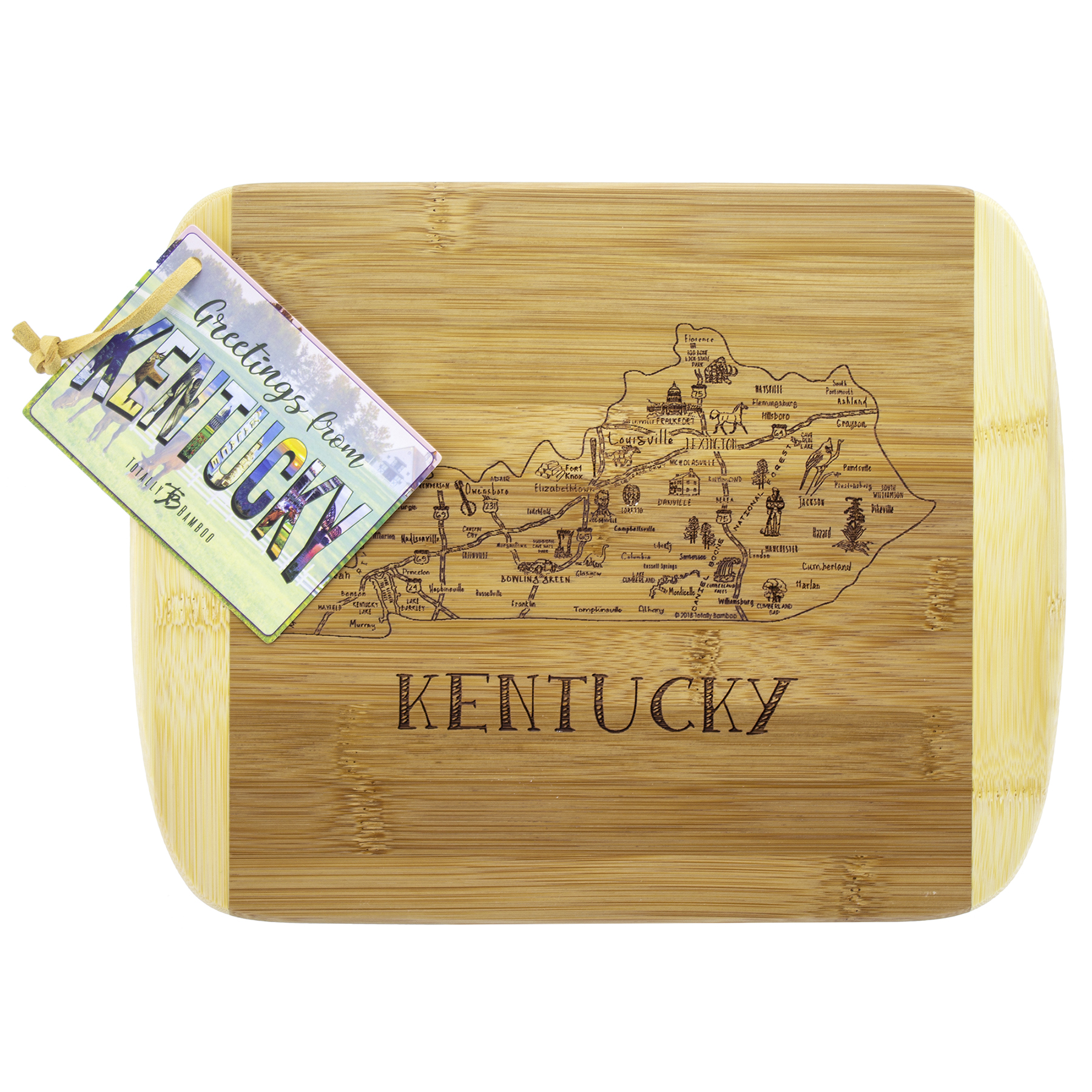A Slice of Life Kentucky Serving and Cutting Board 5