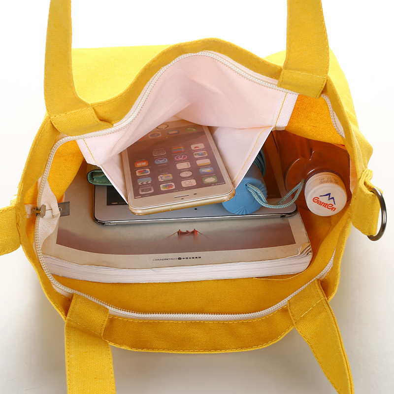 12OZ Polyester Cotton Canvas Crossbody Shoulder Bag 6