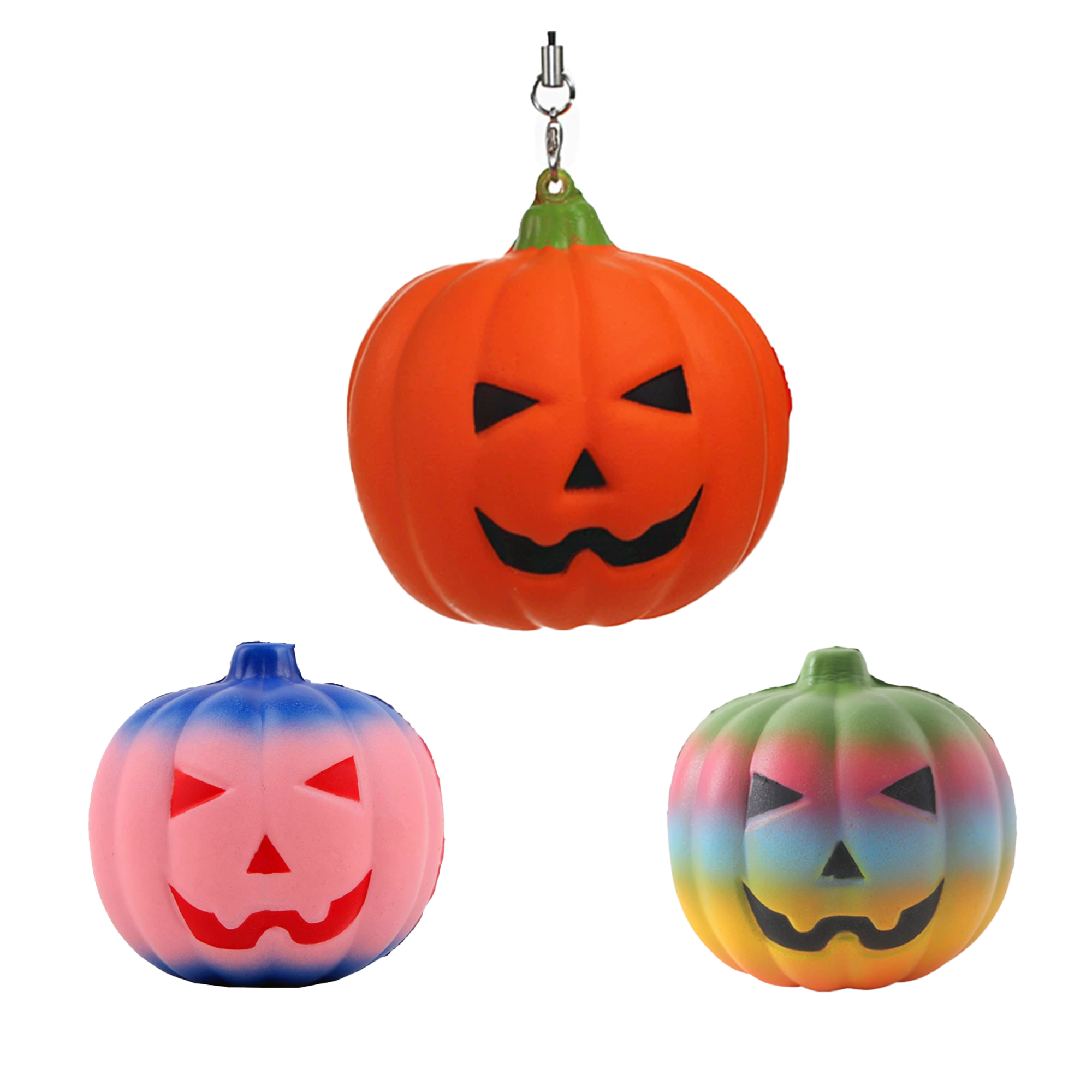 Slow Rebound Thermochromic Smile Pumpkin Toy 2