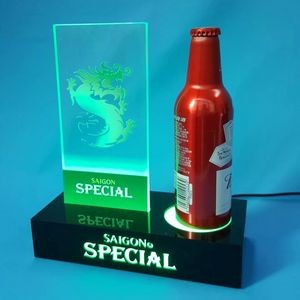 Led Acrylic Wine Bottle Display Rack 2