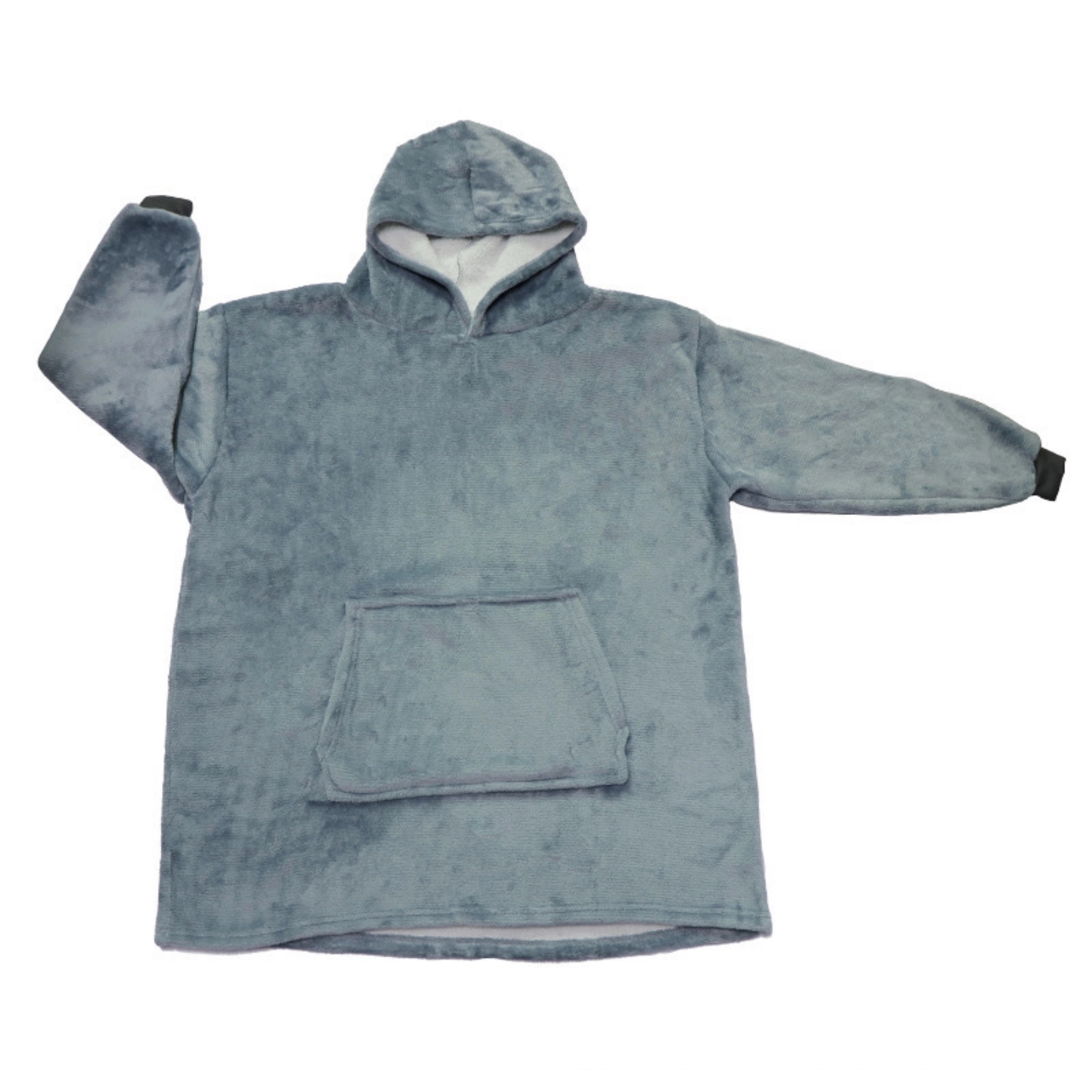 Oversized Microfiber & Sherpa Wearable Blanket 15