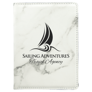 4 1/4" X 5 1/2" Laserable Leatherette Passport Holder 11