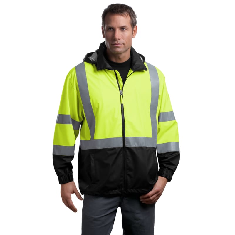 CornerStone - ANSI 107 Class 3 Safety Windbreaker. 3