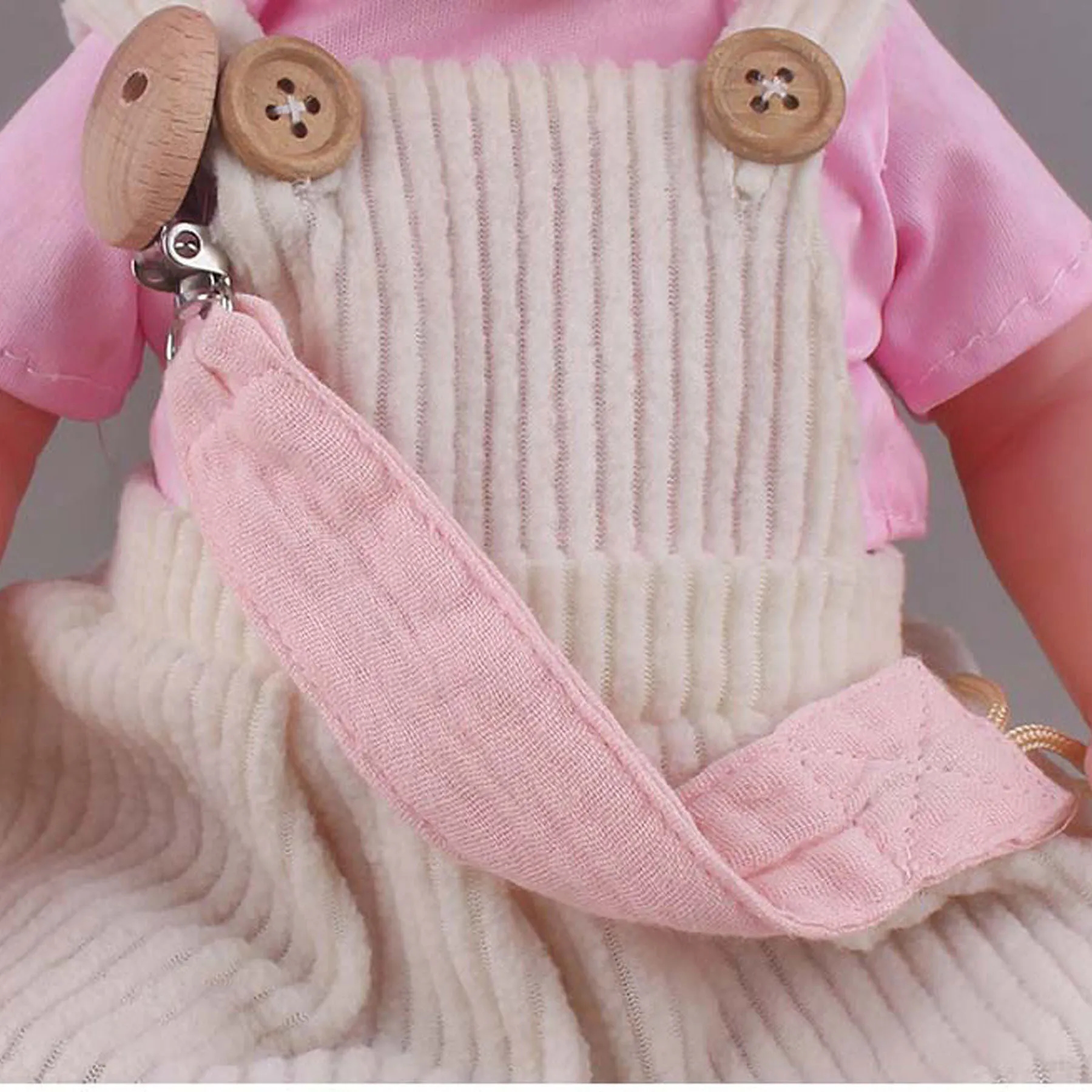 Cloth Strip Beech Pacifier Clip 2