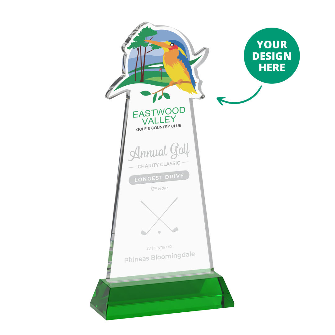 EdgeCraft Award on Hartford Base - Green (via Ocean)