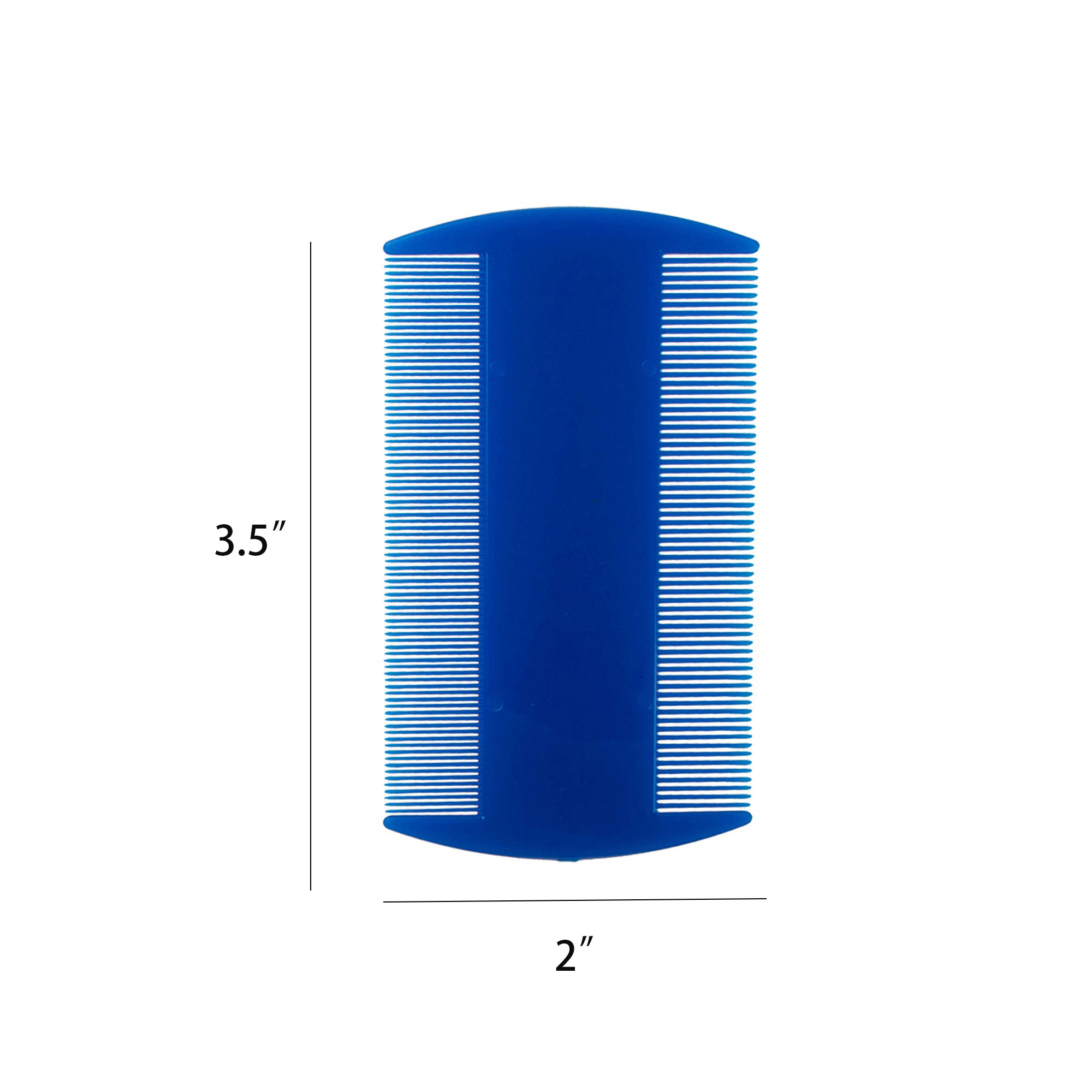 Double Row Dense Ruler Pet Comb 3