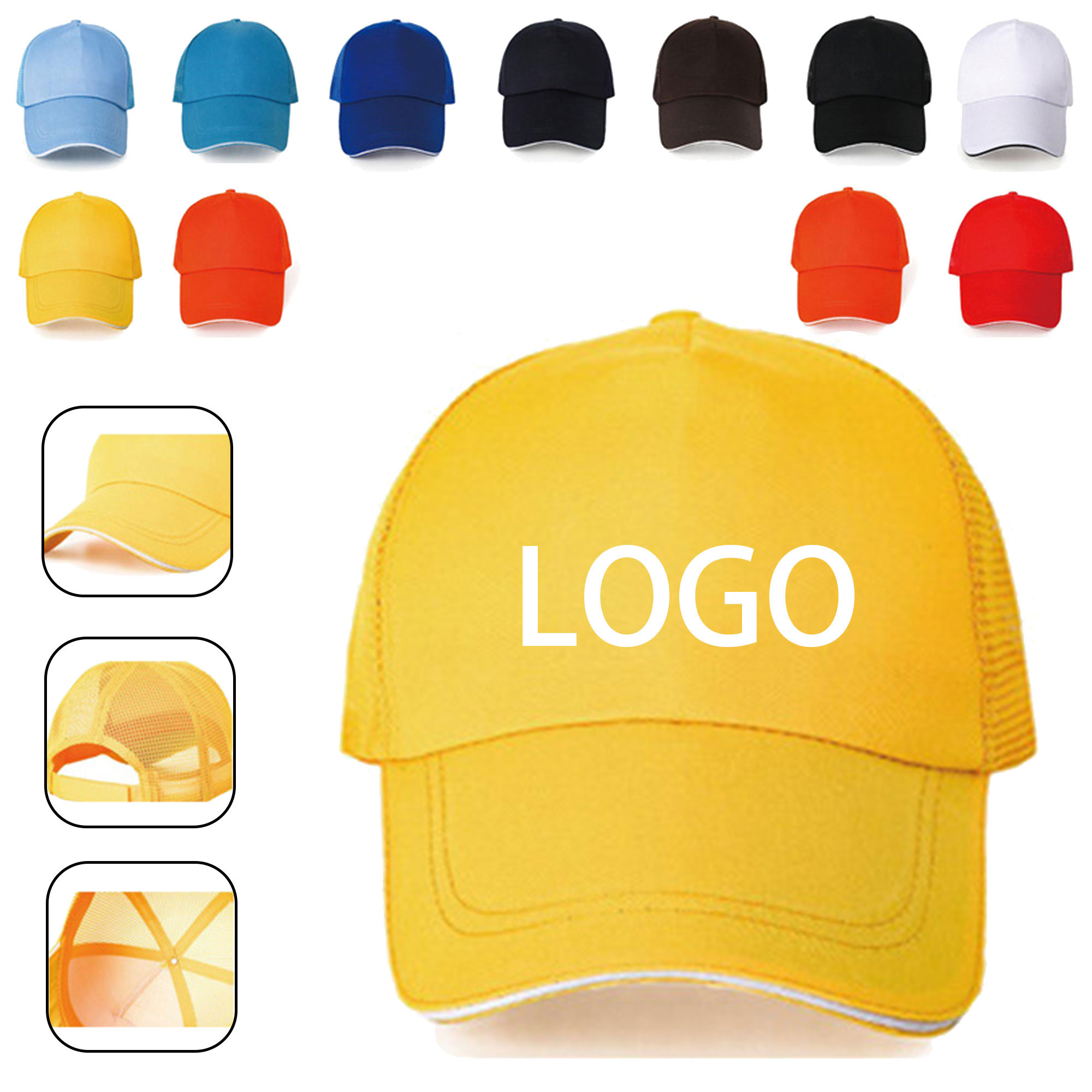 Comfortable Cotton Snapback Cap 2