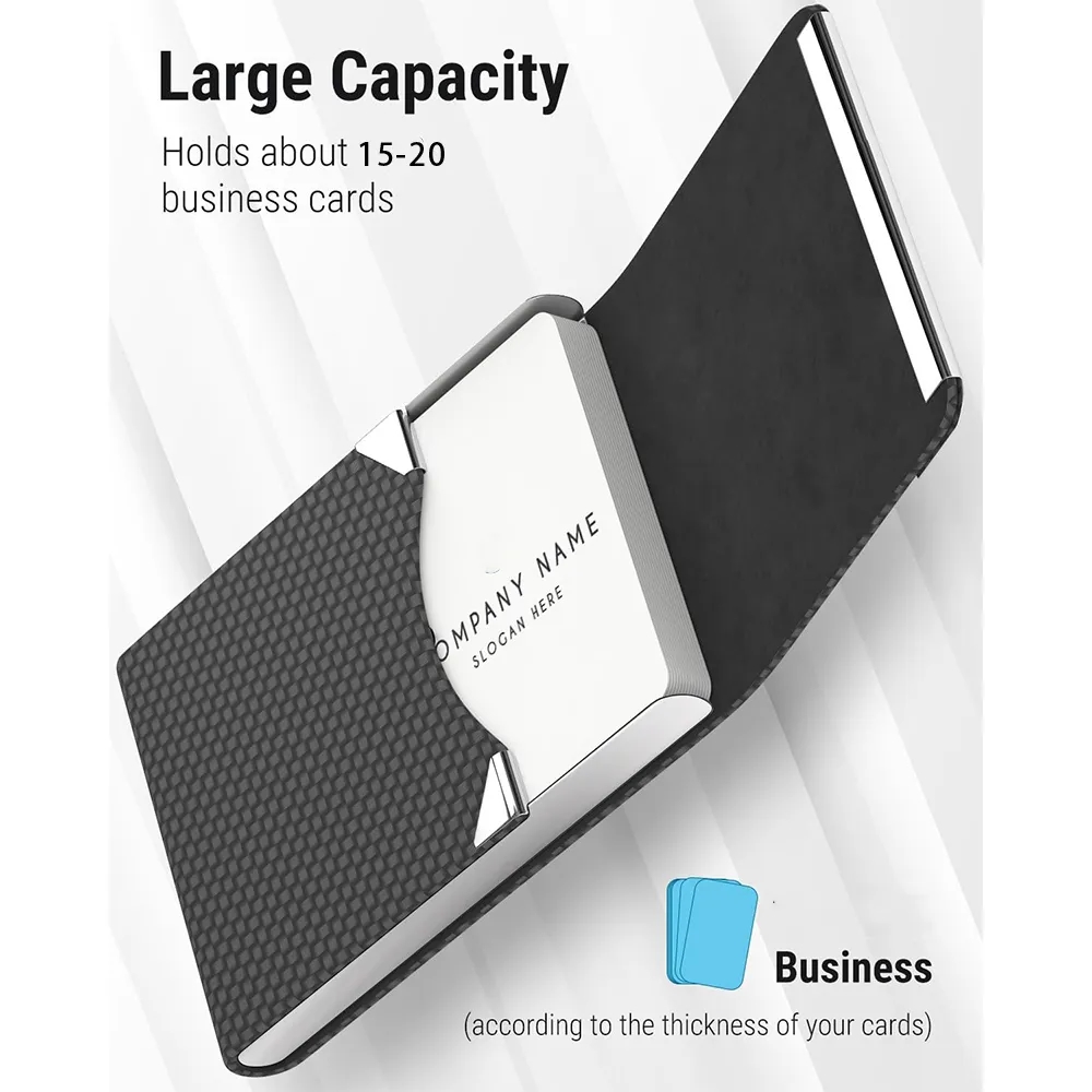 PU Leather Business Pocket Card Holders 4