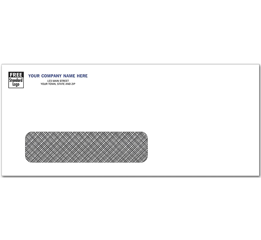 Envelopes, Number 10 confidential, single window, white 2