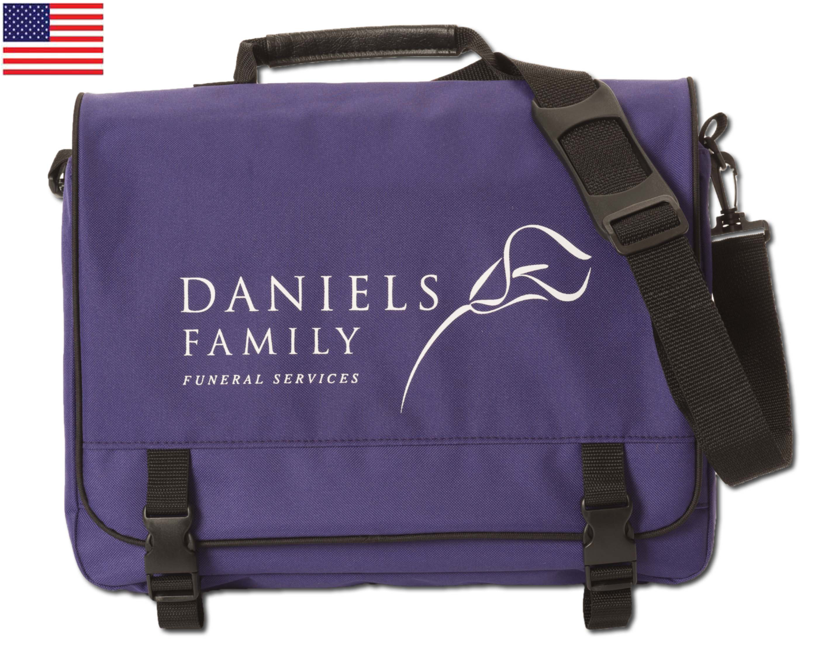 Park Avenue Flap Over Briefcase 1