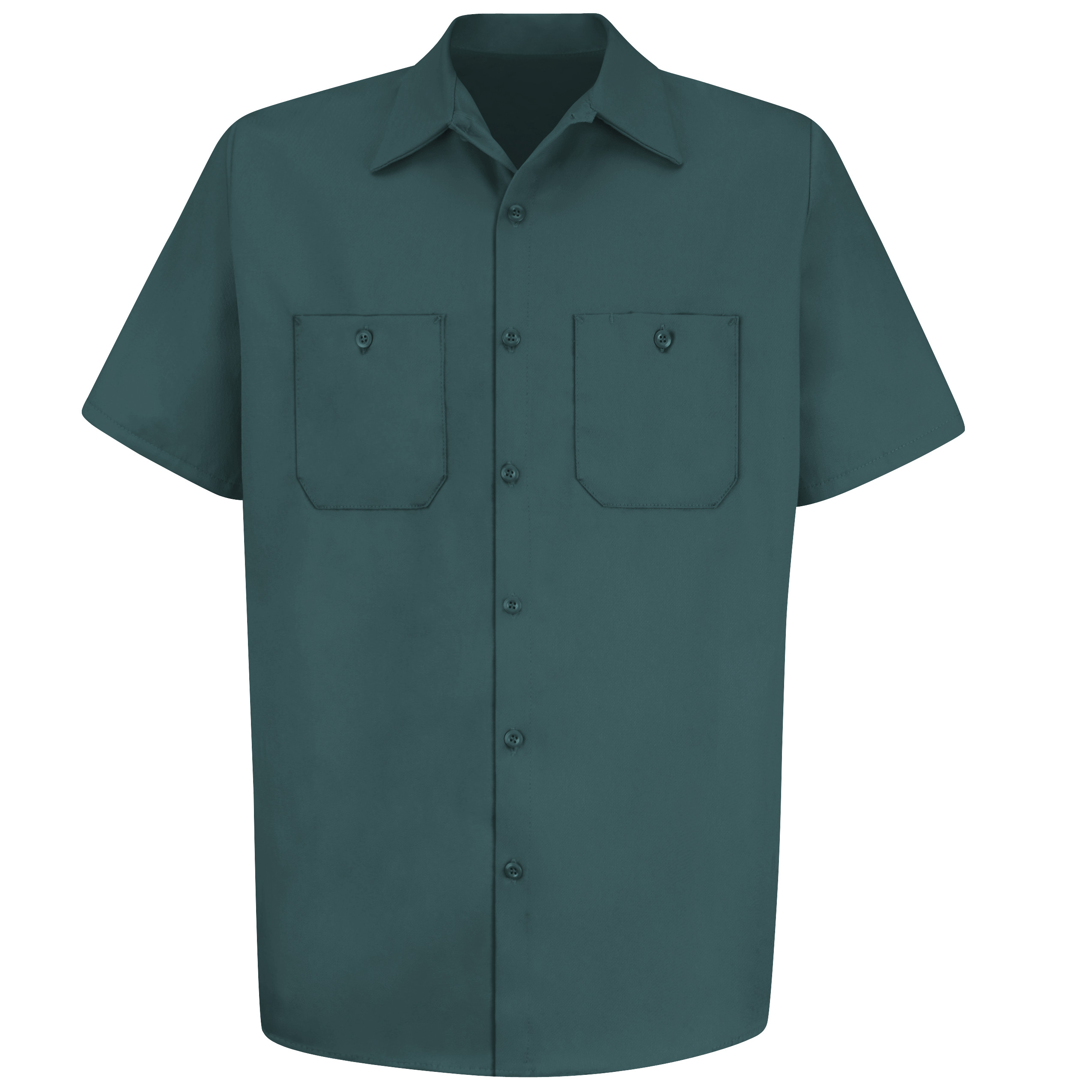 Red Kap® Men's Short Sleeve Wrinkle-Resistant Cotton Work Shirt 10