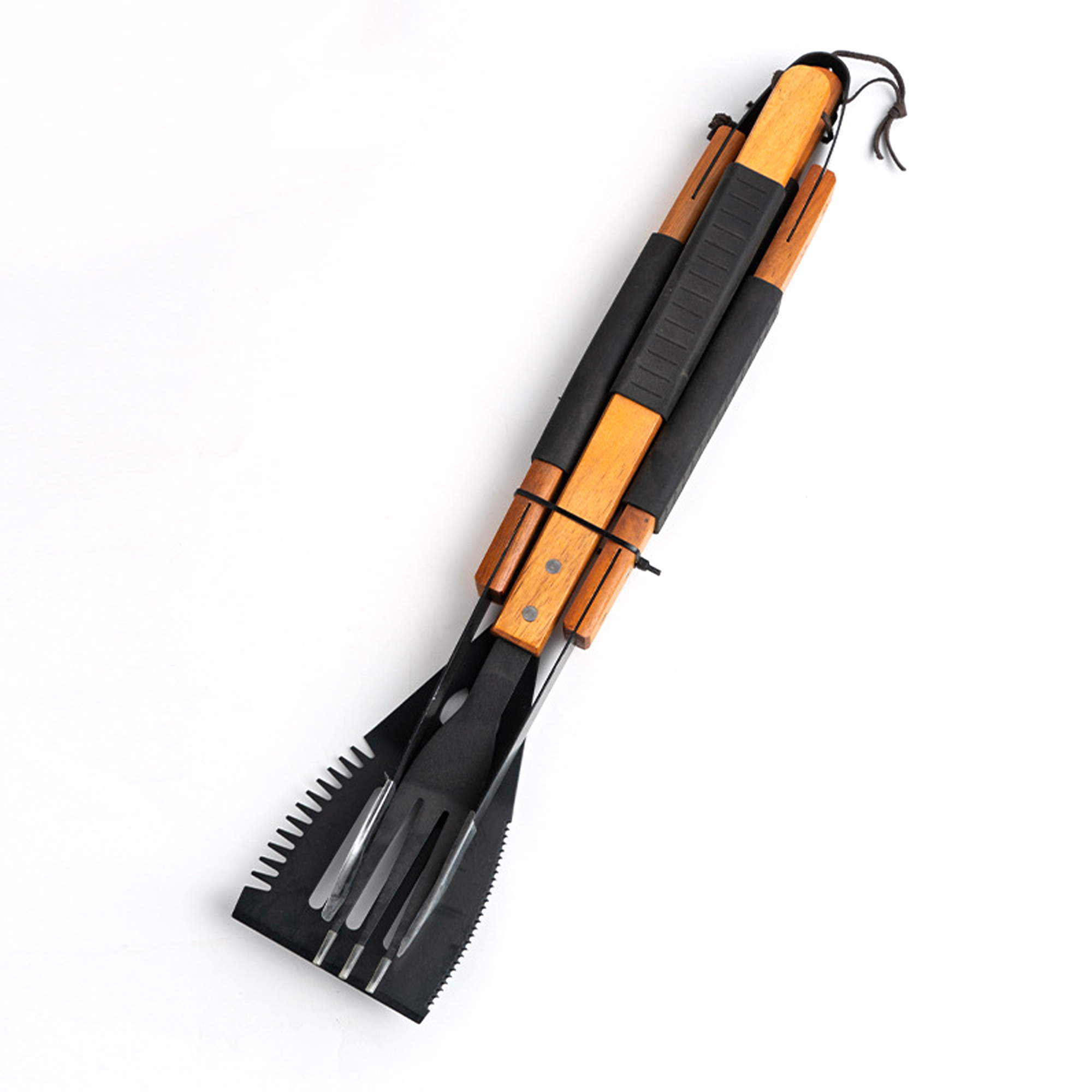 MOQ20 3-Piece BBQ Grill Tools Set Accessories Kit 2