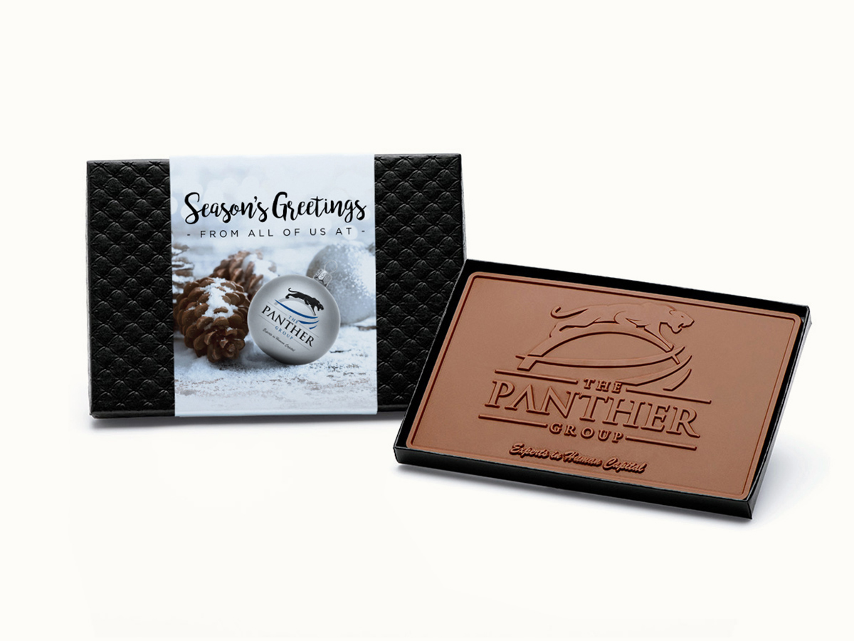 3oz. Chocolate Bar with 4"x6" Gift Box 2