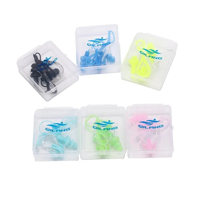 Swimming Ear Plugs And Nose Clip Set 5