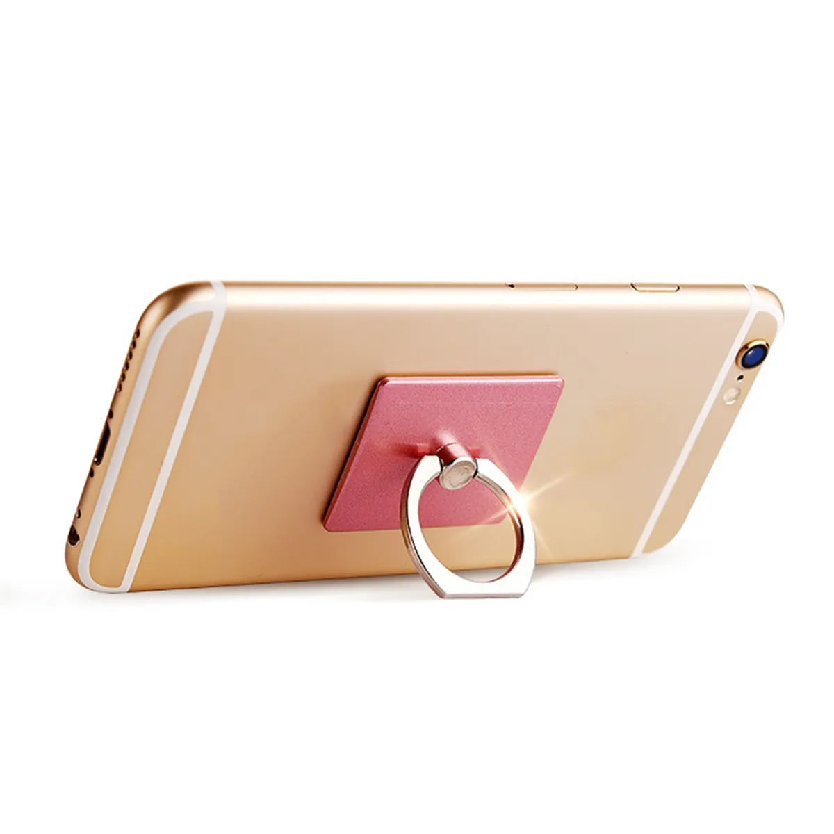 360 Degree Rotating Ring Buckle Mobile Phone Holder Square 4