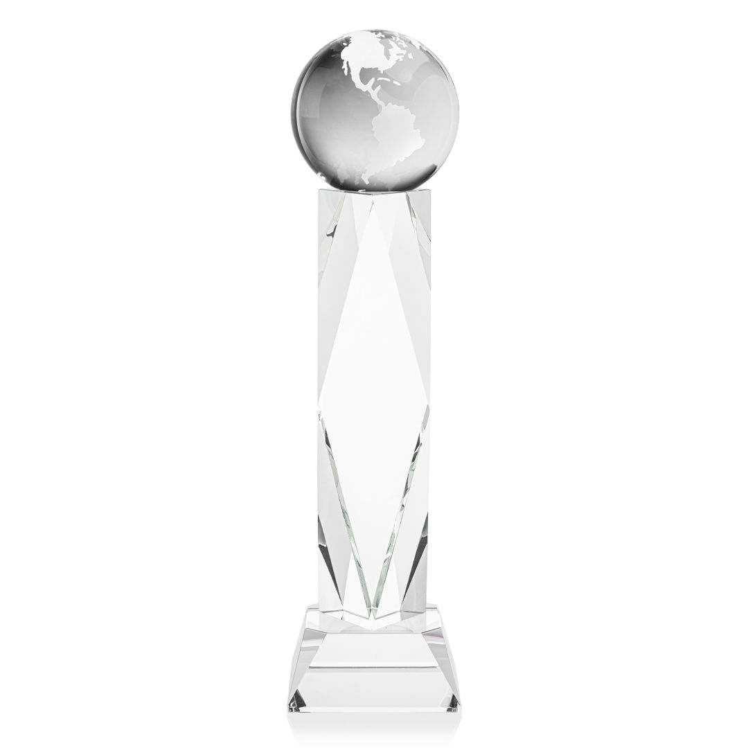 Globe Award on Toscana Base - Clear 14