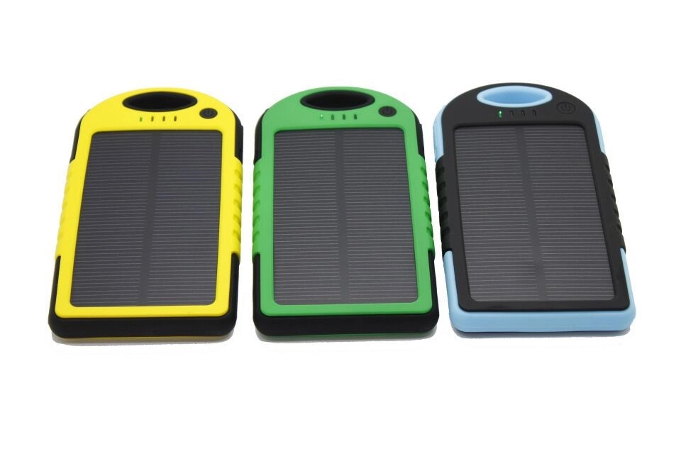 5000mAh Recharger Solar Power Bank with Hook 4