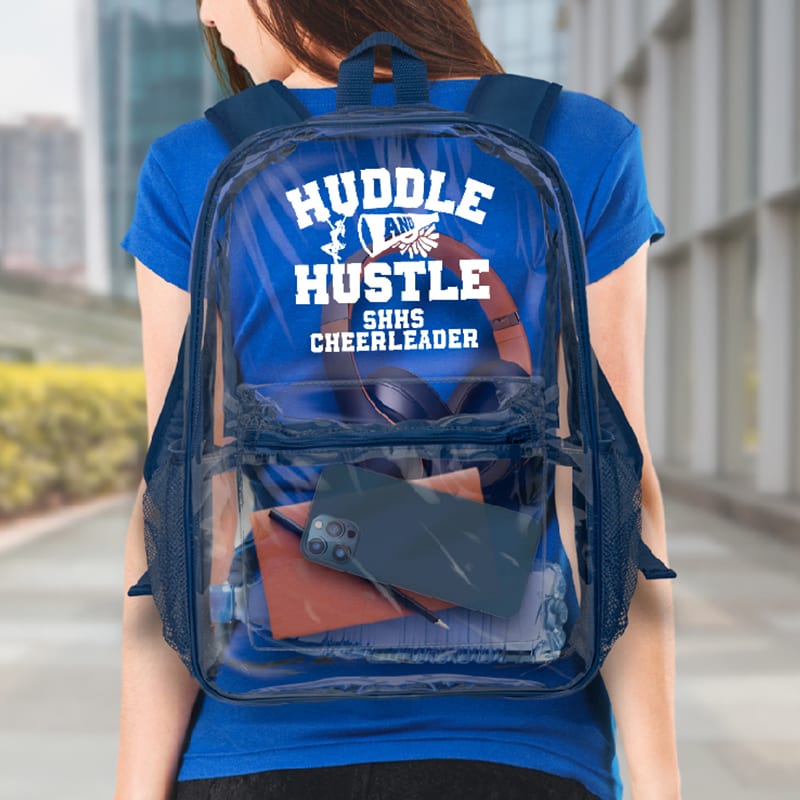 Pocket Clear Plastic Backpacks 50