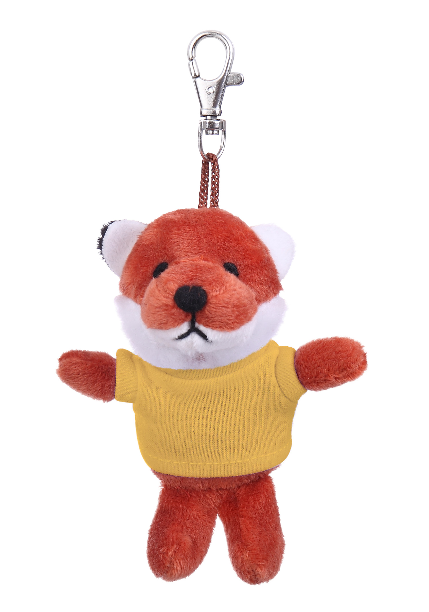 Soft Plush Fox Keychain with Tee 16