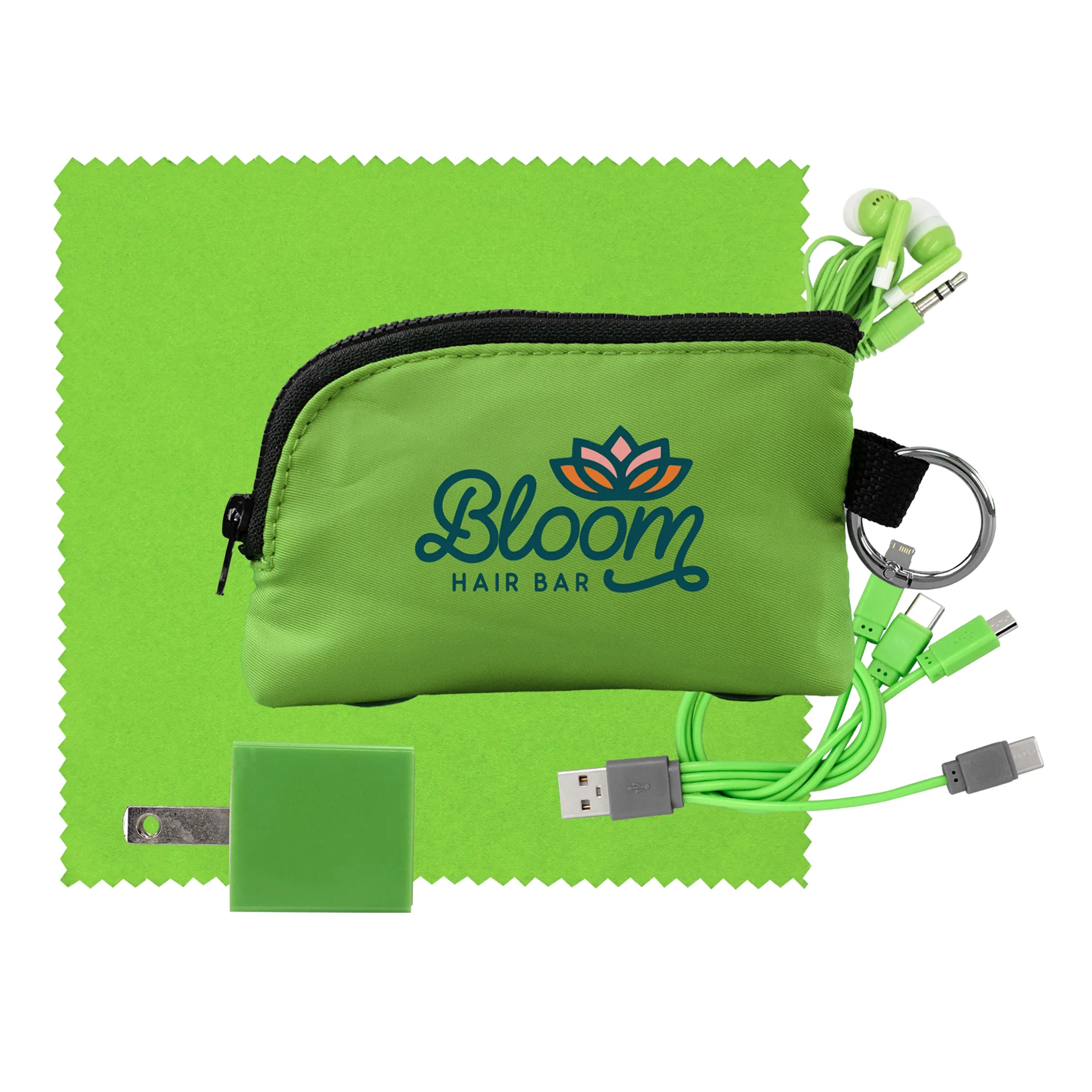 Zip Around Cable, Cloth, Wall & Ear Bud Kit 1