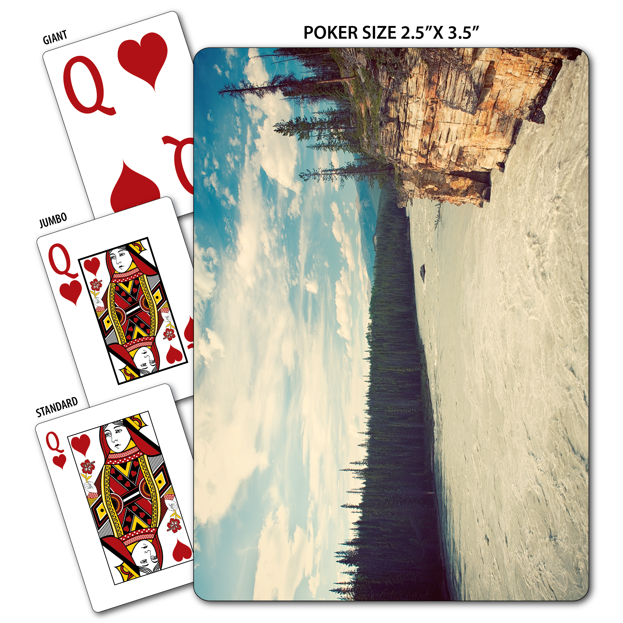Wilderness Theme Poker Size Playing Cards 3