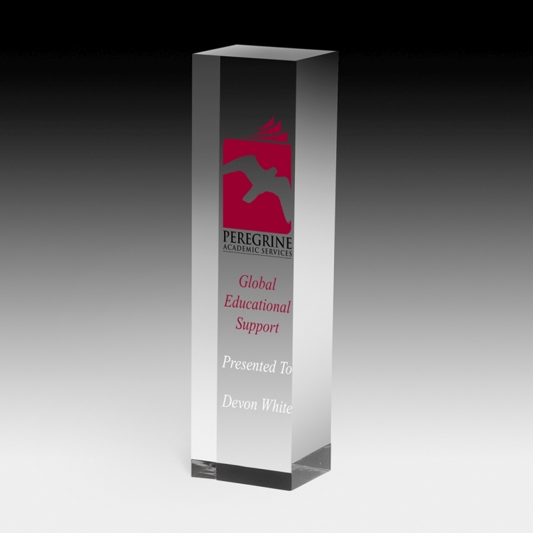 Monument Obelisk Award - 9 1/2" 4-Color Process 3