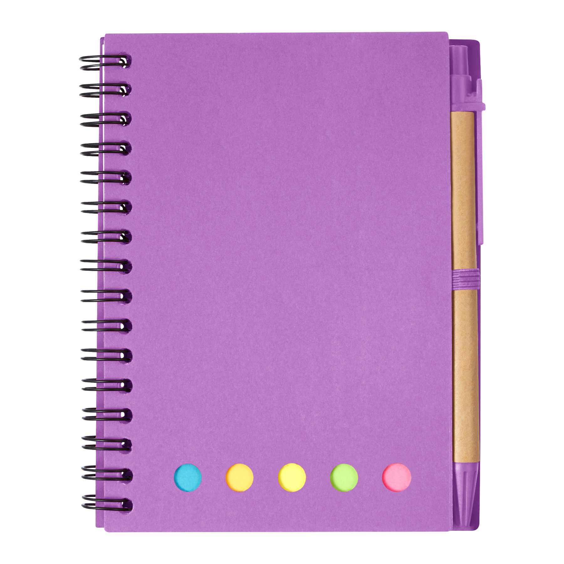 Spiral Notebook With Pen And sticky Notes 12