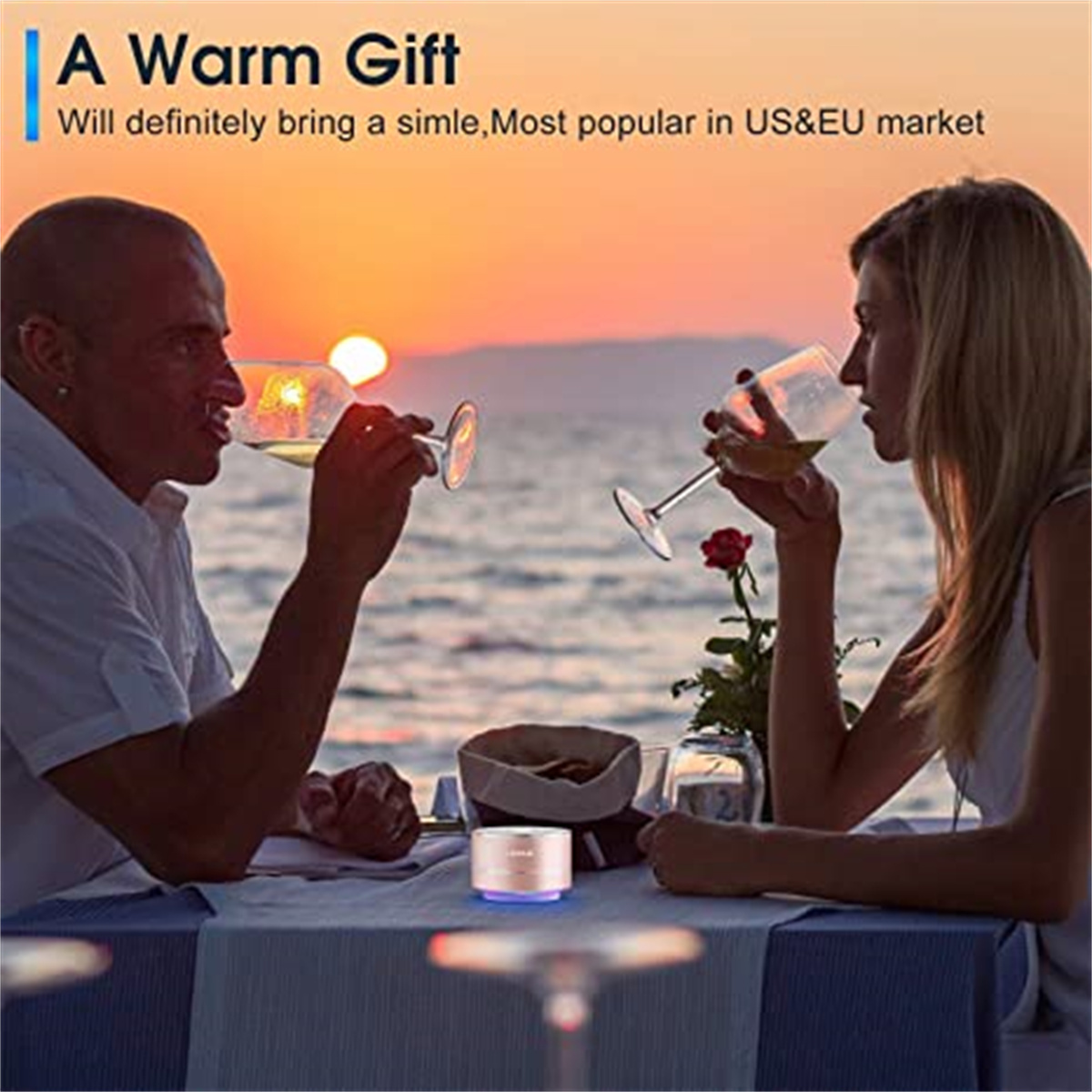 Portable Wireless Bluetooth Speaker with Built-in-Mic 3