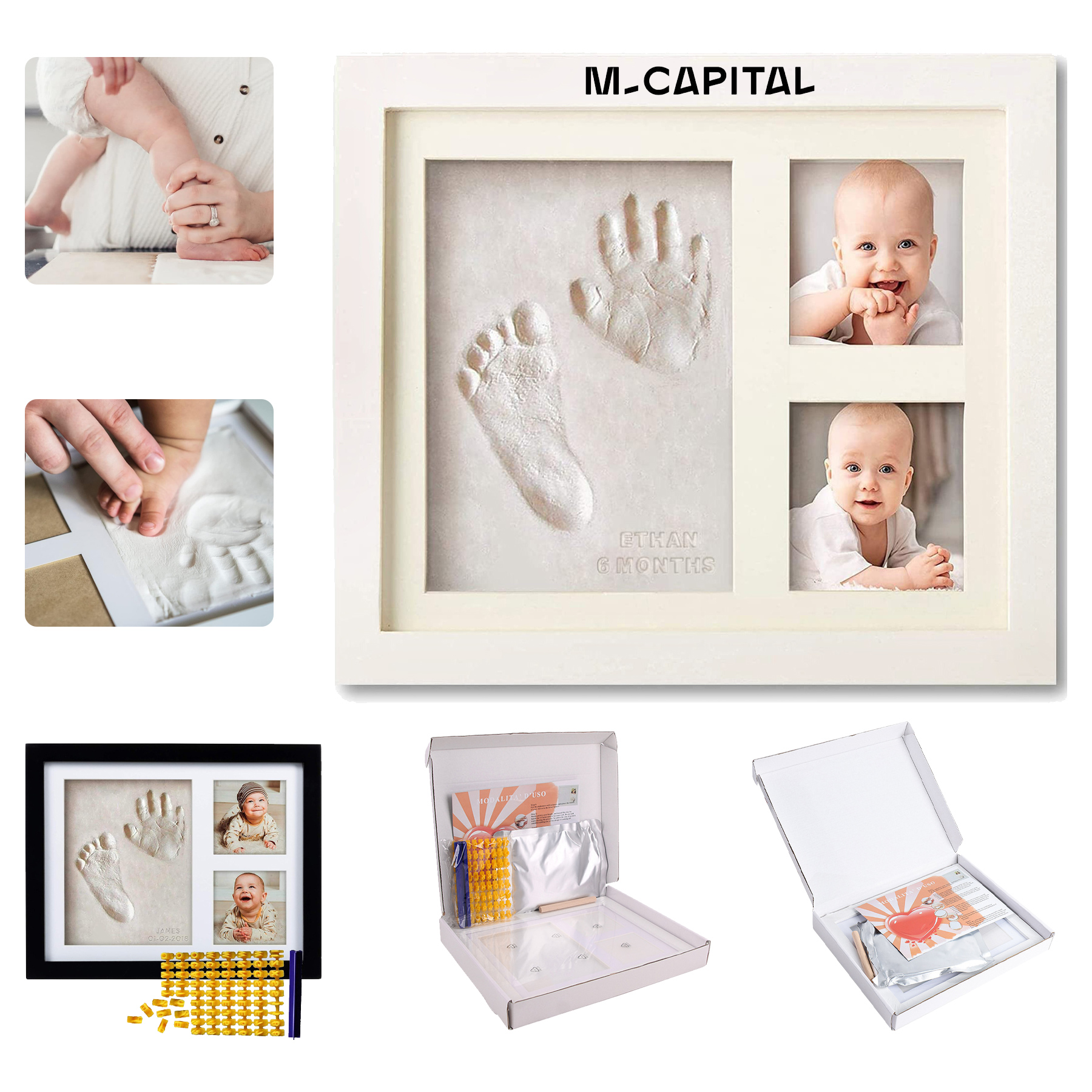 Baby Handprint And Footprint Makers Kit 1