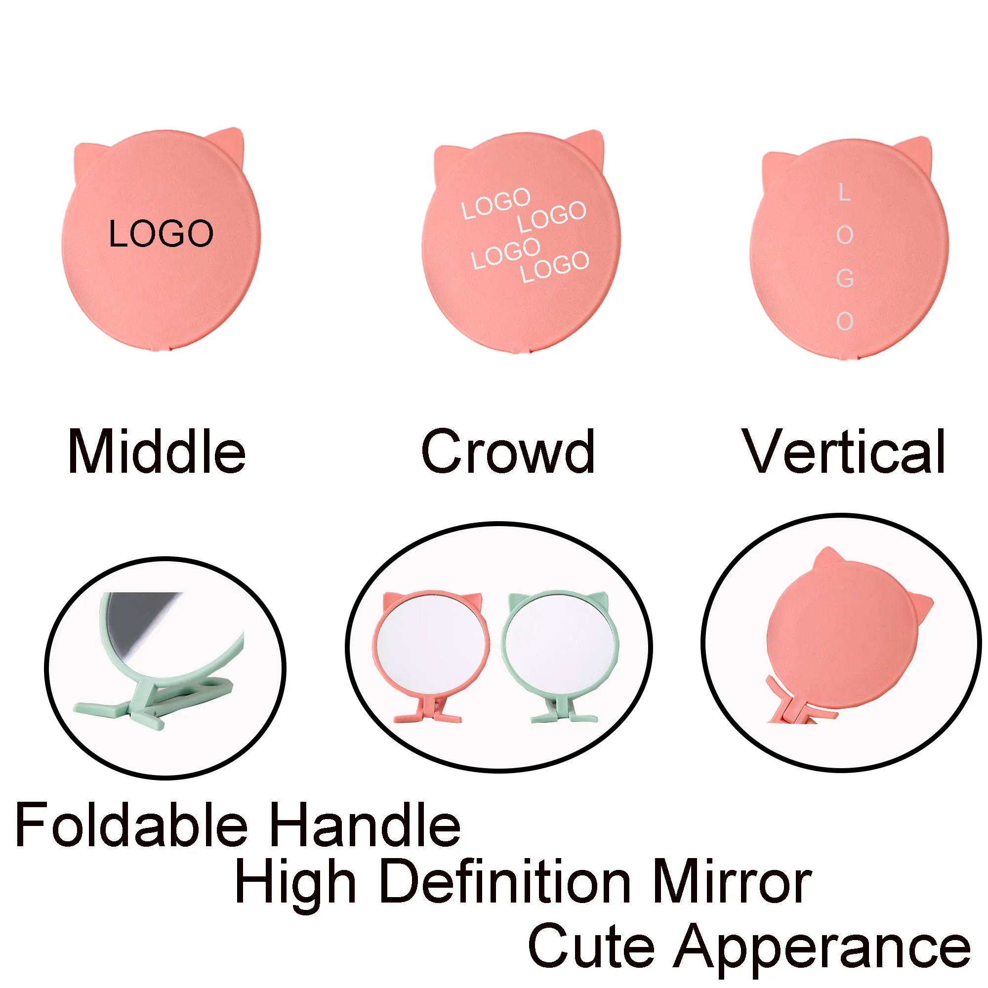 Mirror Looking Glass Keychain 2