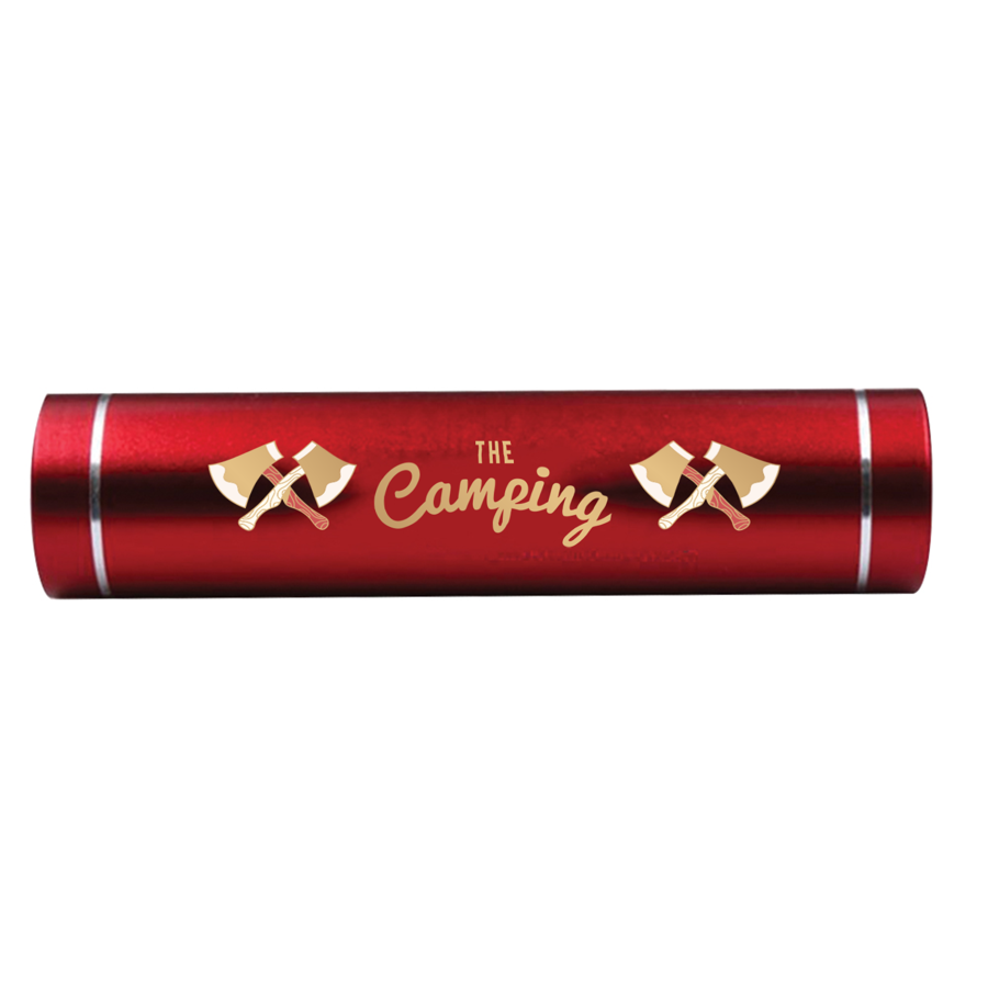 Dual-Input 2200mAh Cylinder Power Bank 4