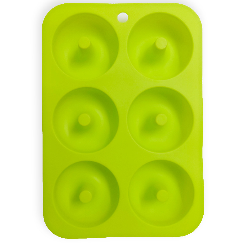 Non-Stick Silicone Donut Mold for 6 Donuts 2.95 Inch 4