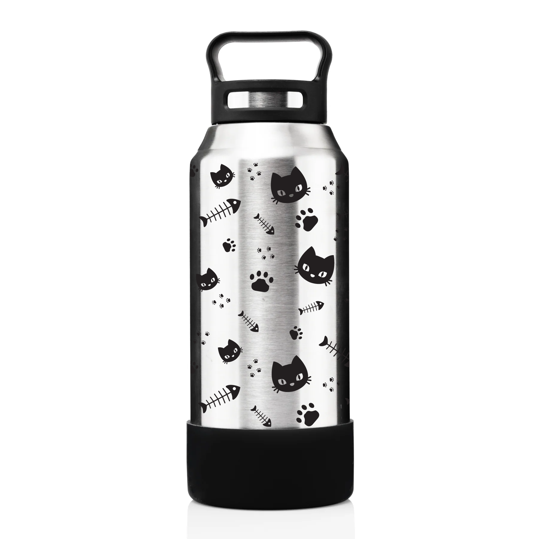 32 oz Growler Bottle w/Silicone Bowl 7