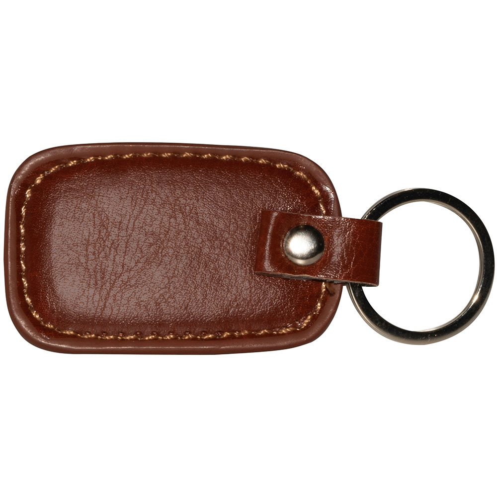 Faux Leather Keyring Rectangle 1